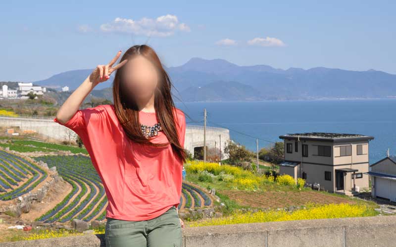 あおいさんドライブの途中の風景